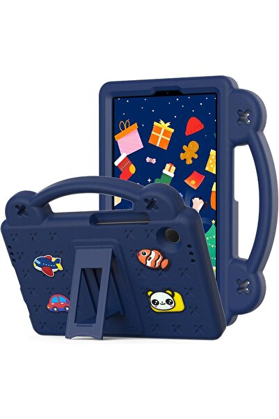 Lukione جراب متوافق مع جهاز Samsung Galaxy Tab A9 مقاس 8.7 بوصة للأطفال مع حامل بمقبض، تصميم لطيف يمكنك صنعه بنفسك