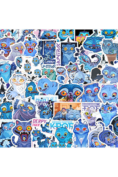 Choice 60 قطعة من ملصقات فيلم KPop Demon Hunters الجديدة، ملصقات Derpy Tiger ...