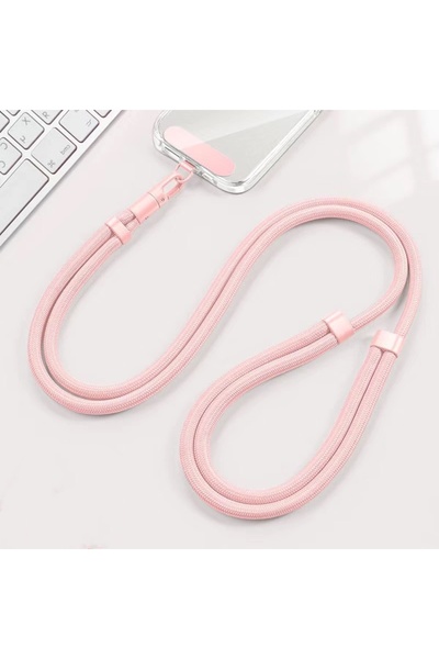 Choice حزام هاتف محمول قابل للتعديل من Pink-B، حبل حول الرقبة مع رقعة لهاتف i...