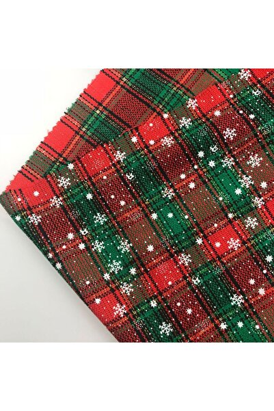 Choice 0.5MX145CM 2 1/3/5M Christmas Fabric Snowflake Printing Plaid Cloth fo...