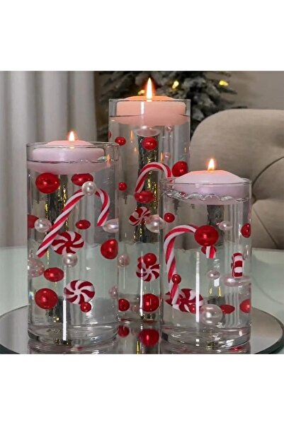 Choice Red 1 Set Christmas Vase Clear Hydrogel vase Decorative Filling Beads ...