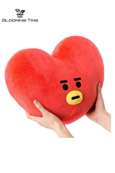 BLOOMING TIME Cute Heart-Shaped Pillow Plush Pillow Toy 40 x 30cm