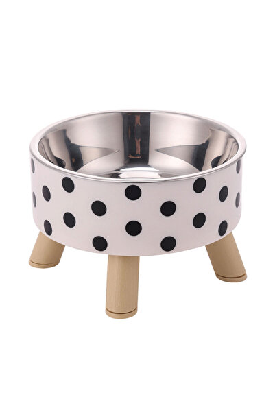 Choice أوعية طعام مرتفعة للحيوانات الأليفة مصنوعة من الفولاذ المقاوم للصدأ من ويف بوينت - أطباق طعام وماء للقطط والكلاب، أوعية تغذية مرتفعة