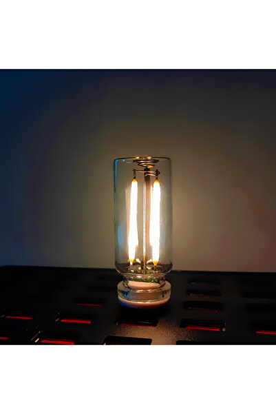 Choice مصباح ليلي ليد 5 فولت بتصميم ريترو بمنفذ يو إس بي أبيض دافئ مع خاصية ا...