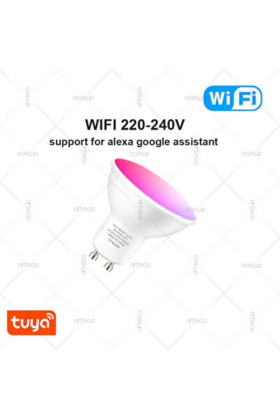 Choice 1 قطعة واي فاي 220 فولت GU10 واي فاي بلوتوث زيجبي مصابيح ليد ذكية RGB ...