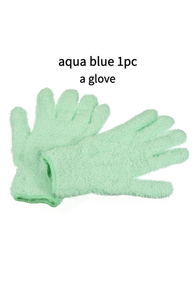 Choice aqua blue 1pc Microfiber Dusting Gloves - Stretchable & Breathable Cleaning Gloves, Non-Waterproof f