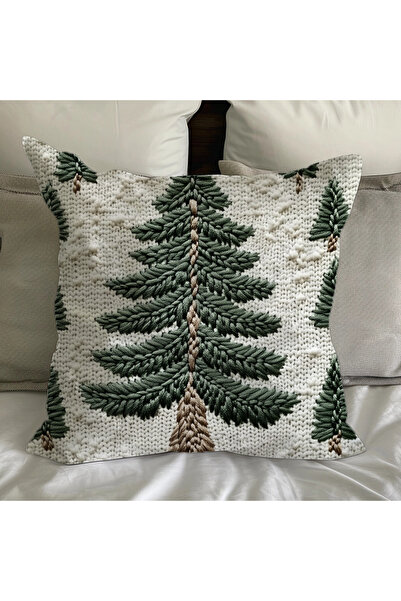 Choice أغطية وسائد 45 × 45 سم فقط، غطاء وسادة مزخرف لعيد الميلاد المجيد، غطاء...