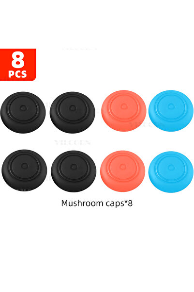 Choice 8 قطع من أغطية عصا التحكم التناظرية من السيليكون لعصا التحكم لجهاز Nintendo Switch2 Joycon ملحقات الألعاب