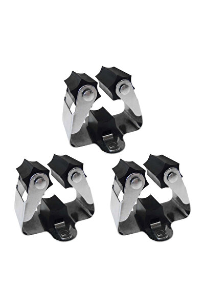 Choice 3 قطع سوداء، 3 قطع حامل مكنسة وممسحة، خطافات شديدة التحمل، مشبك ممسحة،...