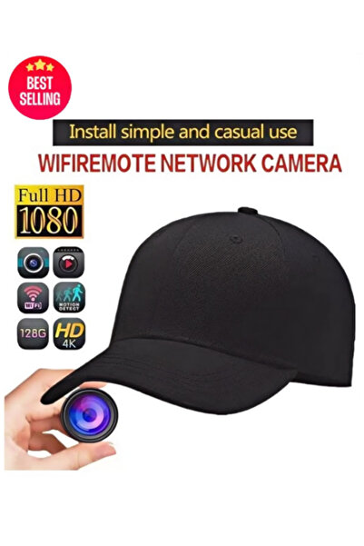 SKECHERS Compact wireless WiFi hat cam, 1080P HD, infrared night vision, security monitoring
