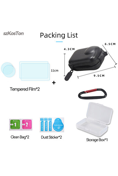 Choice حافظة تخزين صغيرة Go Ultra C لحقيبة السفر Insta360 Go Ultra وغطاء حماية للجسم محمول