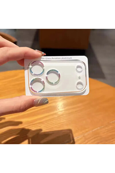 Choice واقي شاشة زجاجي مقوى لعدسة الكاميرا لهاتف iPhone 17 Pro Max لامع ملون ...