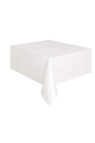 Choice White News Solid Color Tablecloth Disposable Party Wedding Birthday Ch...