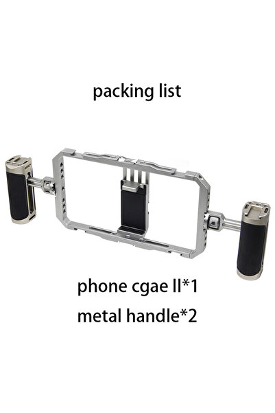 Choice حامل فيديو للهواتف الذكية مع حاملين للأحذية، حافظة معدنية لتصوير الأفل...