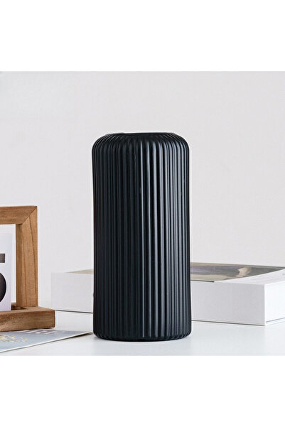 Choice black Nordic Plastic Small Vase for Tabletop Home Flower Arrangement Living Room Decor Minimalist De