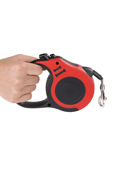 Choice 5 Metre Red 3M/5Metre Dog Leash Walking Automatic Pet Collar ABS Case Nylon Rope Dog Harness Dog foo