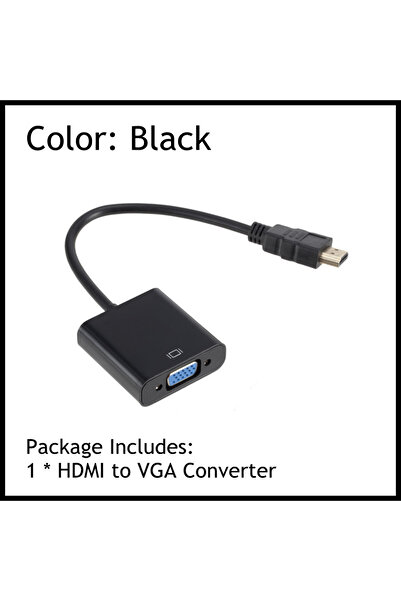 Choice HDMI To VGA Product A HD 1080P HDMI-compatible To VGA Cable Converter With Audio Power Supply Male T