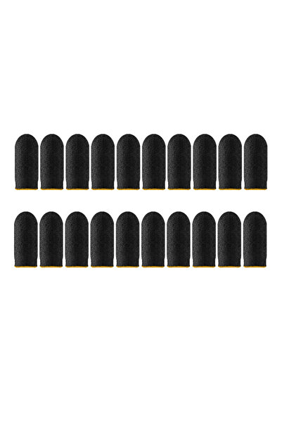 Choice 20 قطعة صفراء 20/40 قطعة قفازات أصابع الألعاب لألعاب PUBG Mobile وغطاء...