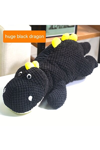 Choice black 1 creative black dragon plush toy, a big fat dragon lying down, an interactive toy for cats an