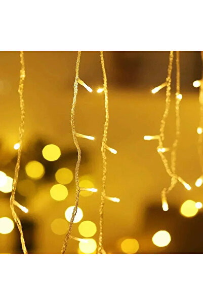 Choice قابس الاتحاد الأوروبي 220 فولت أبيض دافئ خارجي مقاوم للماء 5 أمتار أضواء ستارة جارلاند عيد الميلاد أضواء سلسلة متدلية 0