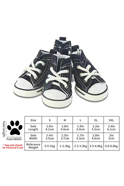 Choice حذاء جديد للحيوانات الأليفة أزرق داكن غير قابل للانزلاق من قماش الدنيم...