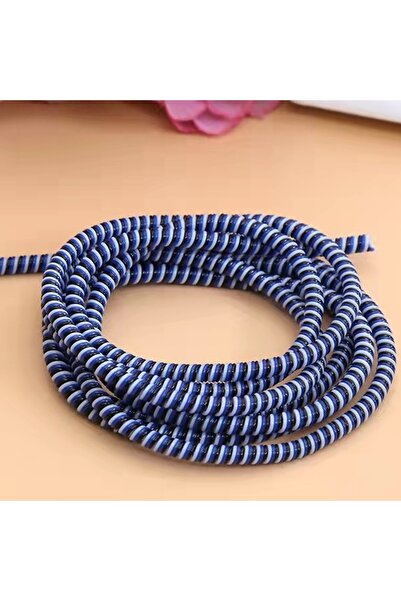 Choice 06 1.4 متر طلاء اللون TPU دوامة كابل شحن USB حامي لسماعات الأذن iPhone...