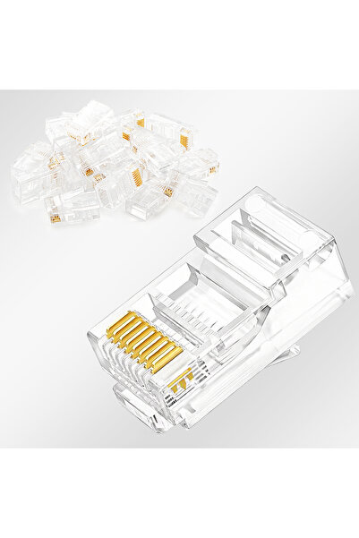 Choice1 100 قطعة في كل كيس 50/100 قطعة موصلات RJ45 CAT6 CAT5e ذات طرف كريستال...