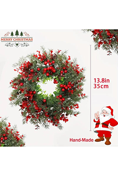 Choice إكليل عيد الميلاد الساحر متعدد الاستخدامات 35 سم، قطعة واحدة، 13.8 بوص...