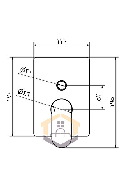 Teorema Fonte Concealed Built-in Two-way Mixer (Italian)