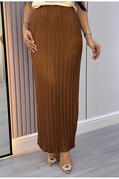 SELSAL straight pleated skirt