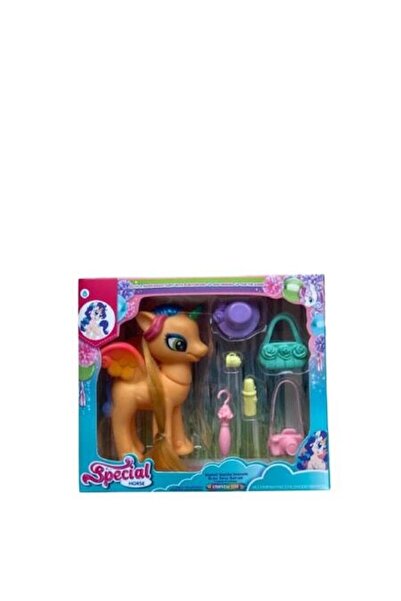 OEM Figurină Prințesă Ponei cu Accesorii - 16 cm, Galben, 3+ ani