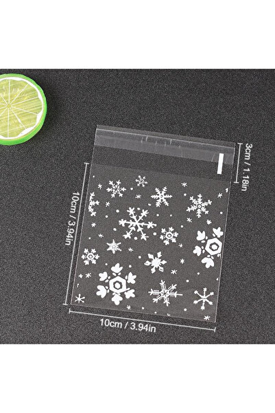 choice2 أخرى 10 × 10 سم 100 قطعة / العبوة ندفة الثلج البلاستيكية الحلوى البسك...