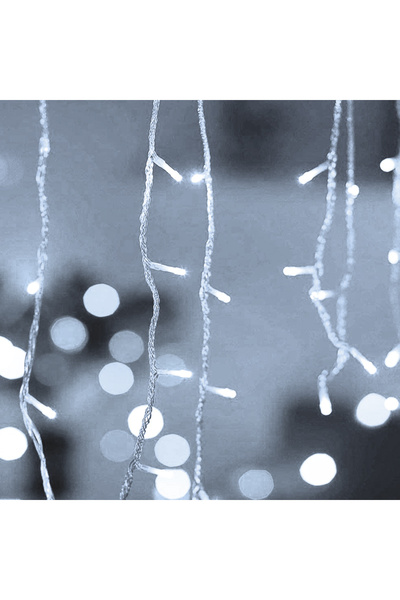 Choice قابس طاقة من الاتحاد الأوروبي 220 فولت أبيض 5 أمتار ستارة أضواء جليدية LED 110 فولت 220 فولت إكليل عيد الميلاد ضوء متدلي