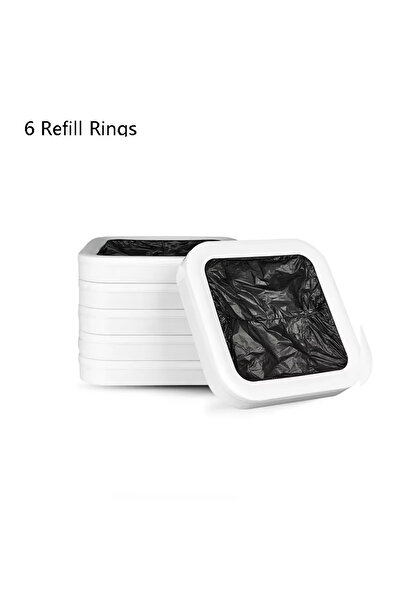 Mijia 6 Refill RingsT1 TOWNEW Smart Trash Can T1 Tair Original Replacement Garbage Bags 6 Refill Rings Aut
