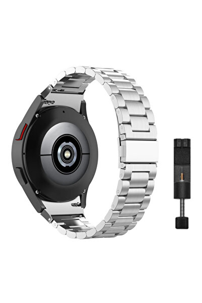 Choice Watch4 5 6 40mm 44mm silver-tool No Gaps Stainless Steel Band for Watc...