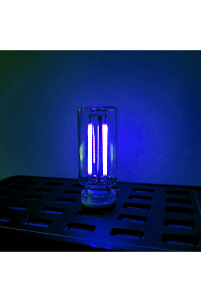 Choice مصباح ليلي أزرق عتيق بمنفذ USB بخيط LED معتم 5 فولت، إضاءة دافئة متوهج...