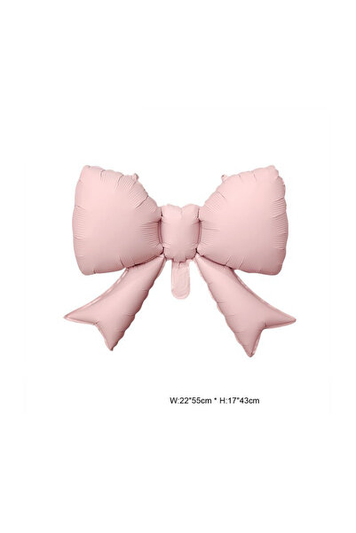 Choice بالون S-Bow-Balloon مقاس 9 كبير/صغير غير لامع من رقائق الألومنيوم مع ف...