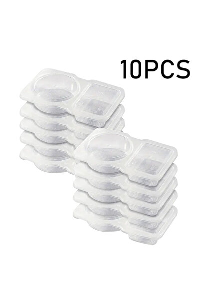Choice 10PCS 5/10/20PCS Double Compartment Seasoning Container with Lid Porta...
