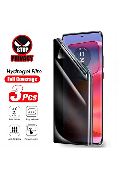 Choice7 3 قطع من هيدروجيل الخصوصية لهاتف موتو G85، 3 قطع من فيلم جل الخصوصية ...
