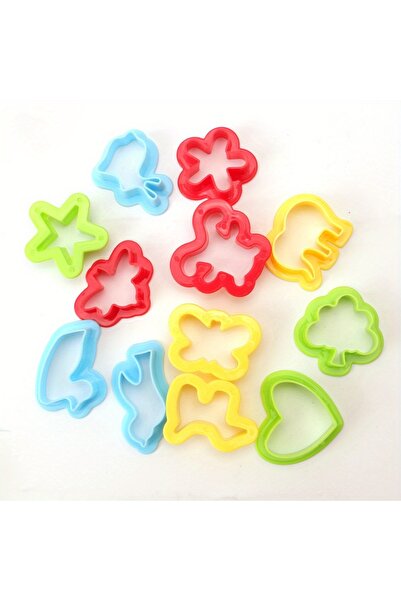 Choice 12 قطعة، مجموعة أدوات الطين، قالب فخار ناعم DIY قاطع طين بوليمر قالب ش...