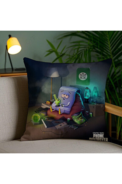 Choice غطاء وسادة ساوث بارك فوتي z6 مقاس 40×40 سم، غطاء وسادة مضاد للغبار، سح...