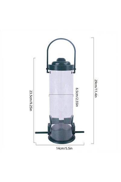 Choice وحدة تغذية الطيور المعلقة وموزع طعام الطيور وحاوية طعام الطيور المقاوم...