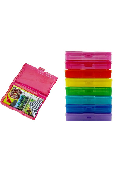 Choice ٨ قطع - ٨ قطع ملونة - صناديق تخزين صور ٤ × ٦ بوصة - علب تنظيم الصور