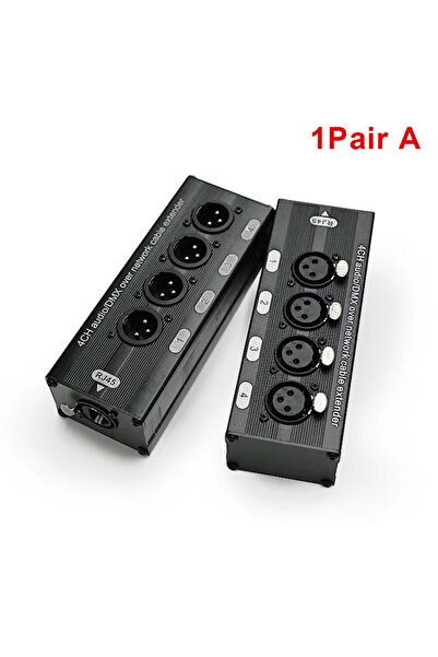 Choice زوج واحد من جهاز إرسال واستقبال موسع صوت XLR/DMX رباعي القنوات من XLR ...