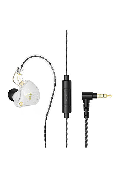 Choice1 سماعة أذن AK6Pro White QKZ AK6 EDX Pro 1DD مزودة بسماعة أذن نحاسية مز...