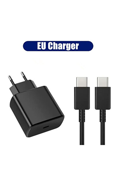 Choice كابل بطول متر واحد، قابس الاتحاد الأوروبي وكابل شاحن سريع 5 أمبير 45 و...