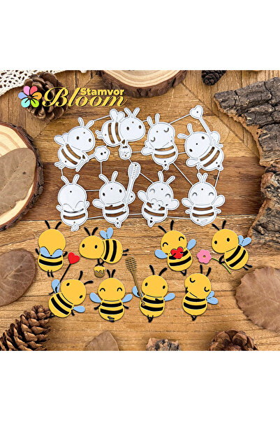 Choice قوالب تقطيع معدنية أصلية جميلة للنحل المشغول، نقش زخرفي، سكرابوكينغ