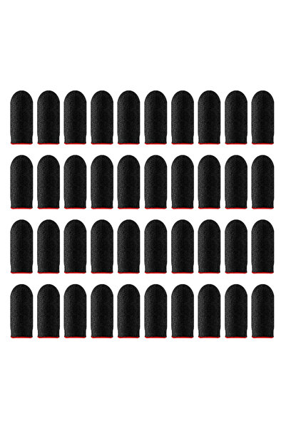 Choice 40 قطعة قفازات أصابع ألعاب حمراء 20/40 قطعة لألعاب PUBG Mobile وغطاء أ...