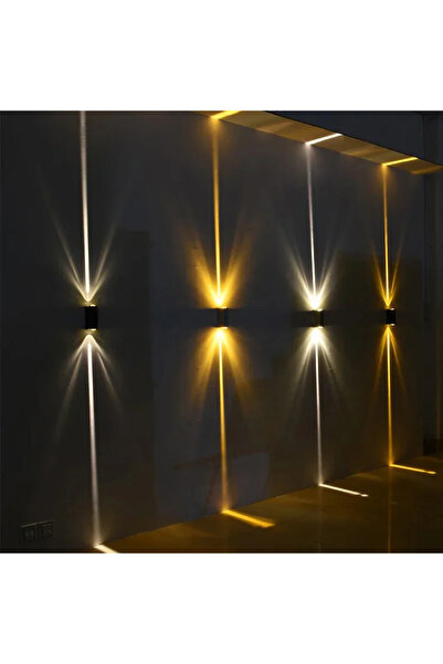 Choice إضاءة خارجية من الألومنيوم COB بقوة 12 وات باللون الأبيض الدافئ والأسود والفضي المصقول، إضاءة خارجية بقوة 6 وات مقاومة للماء في الهواء الطلق