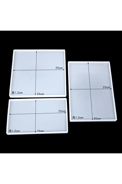 Choice 30 1pc Thicken Large Size Rectangular Square Mold Epoxy Resin Casting Molds For DIY Making Tray